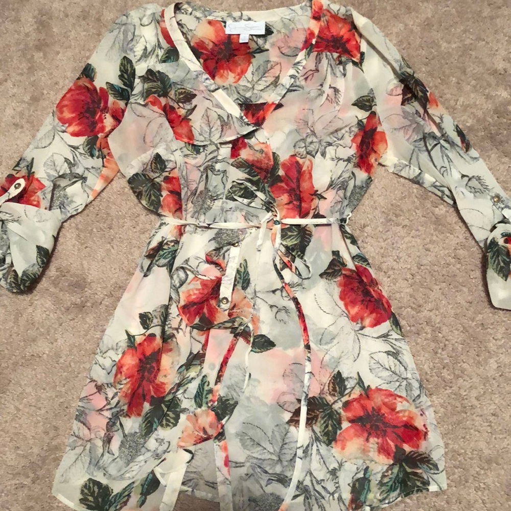 Jessica Simpson Floral Blouse